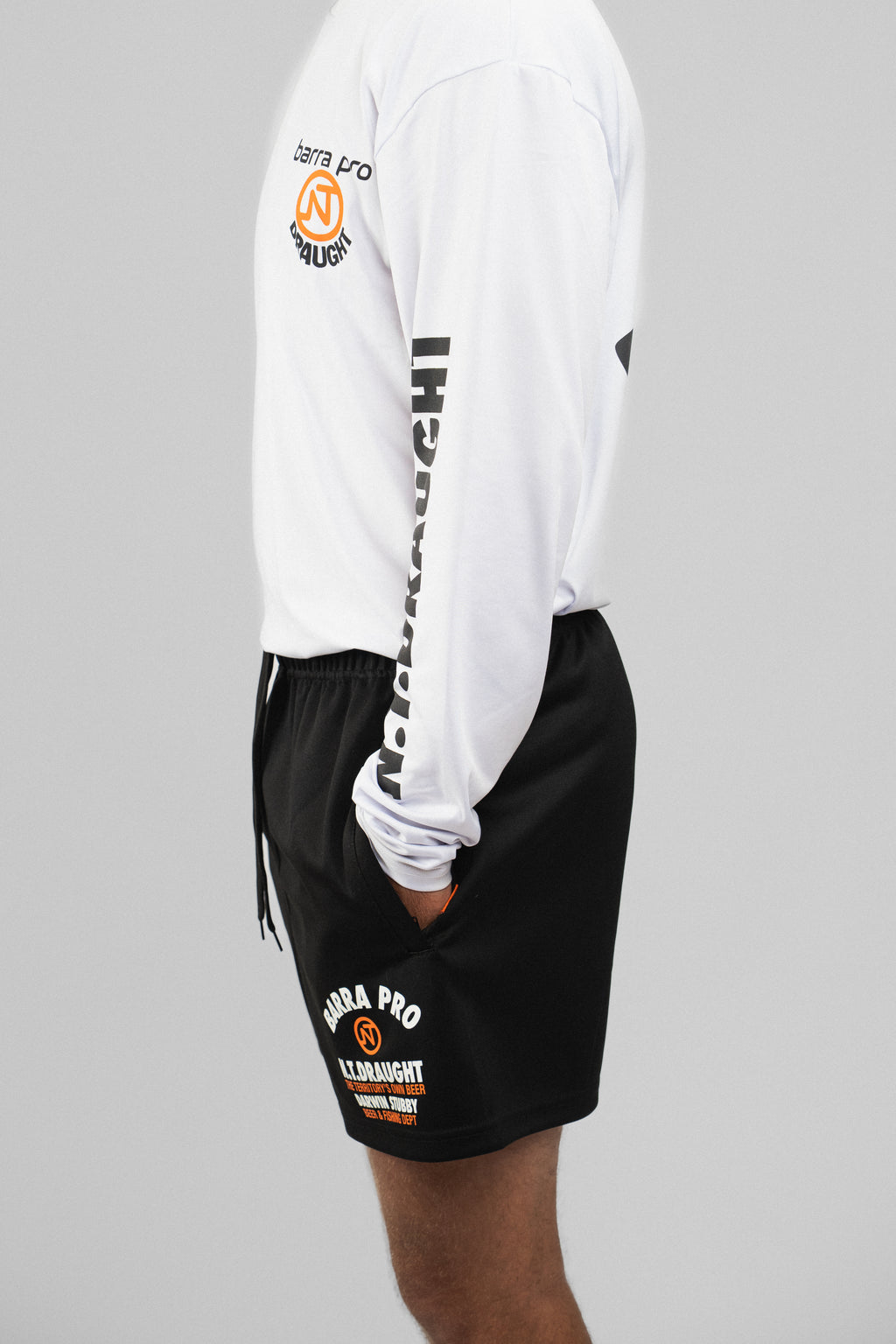 Shady Camp Rugby Shorts + Zips - Barra Pro X NT Draught
