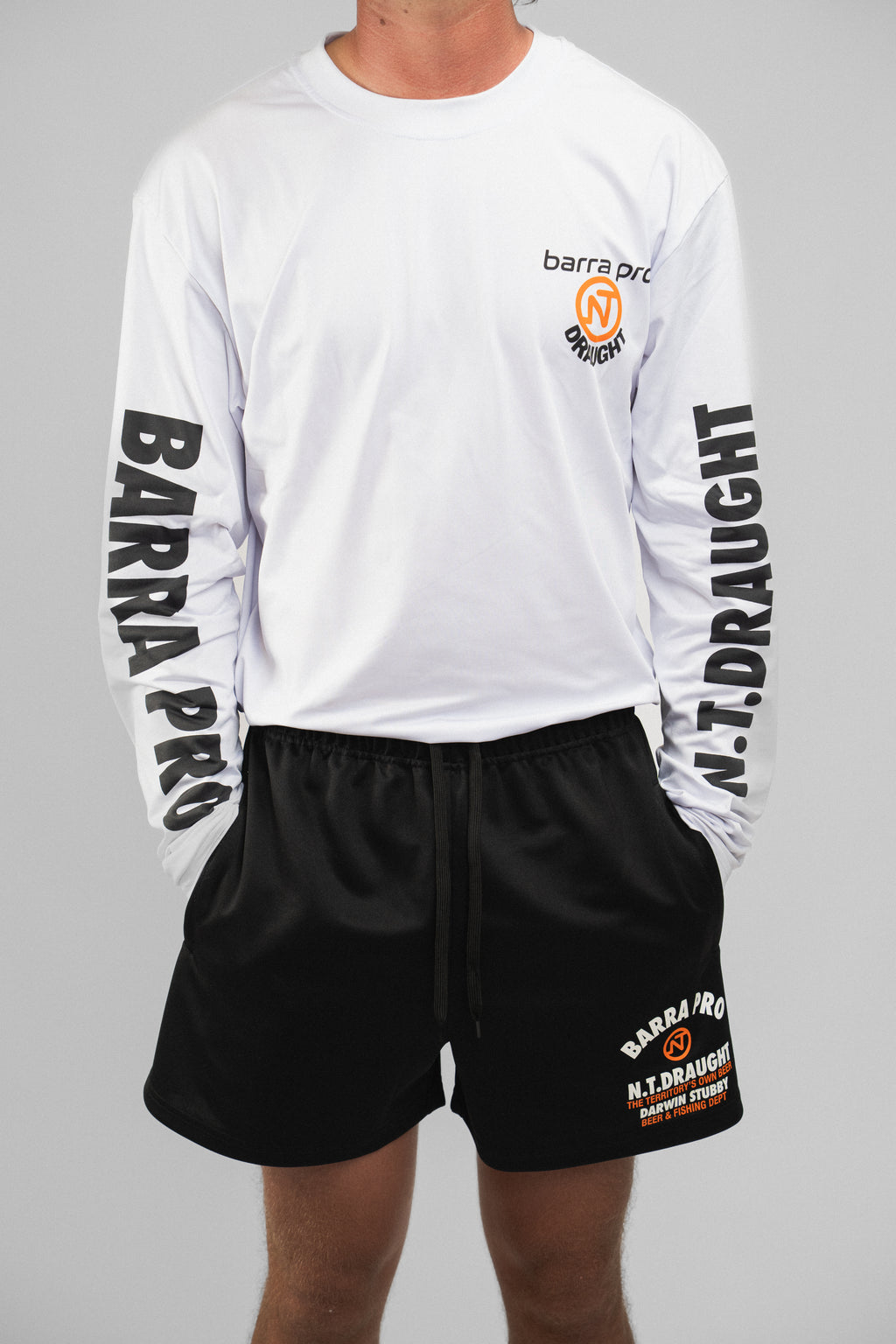 Shady Camp Rugby Shorts + Zips - Barra Pro X NT Draught