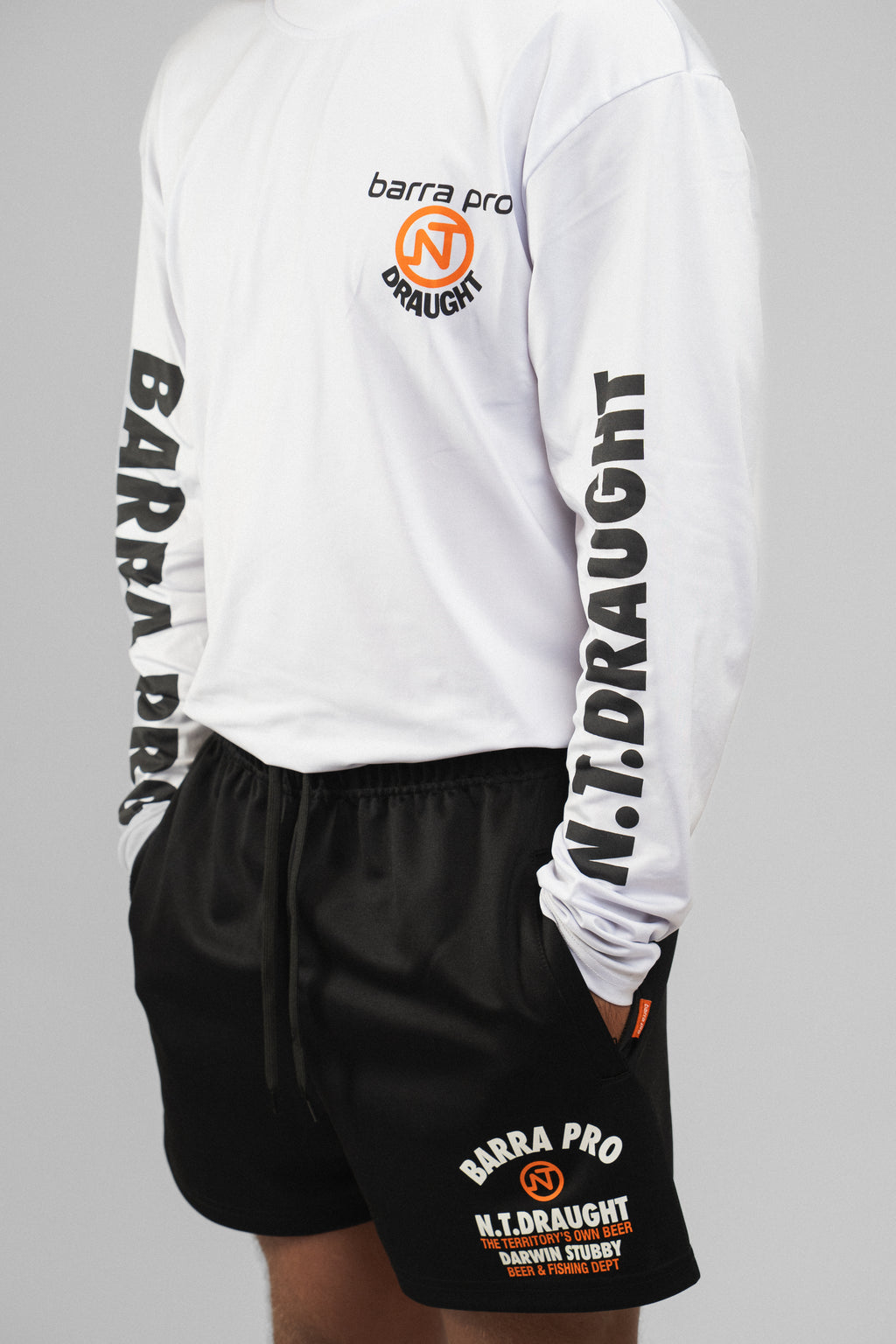 Shady Camp Rugby Shorts + Zips - Barra Pro X NT Draught
