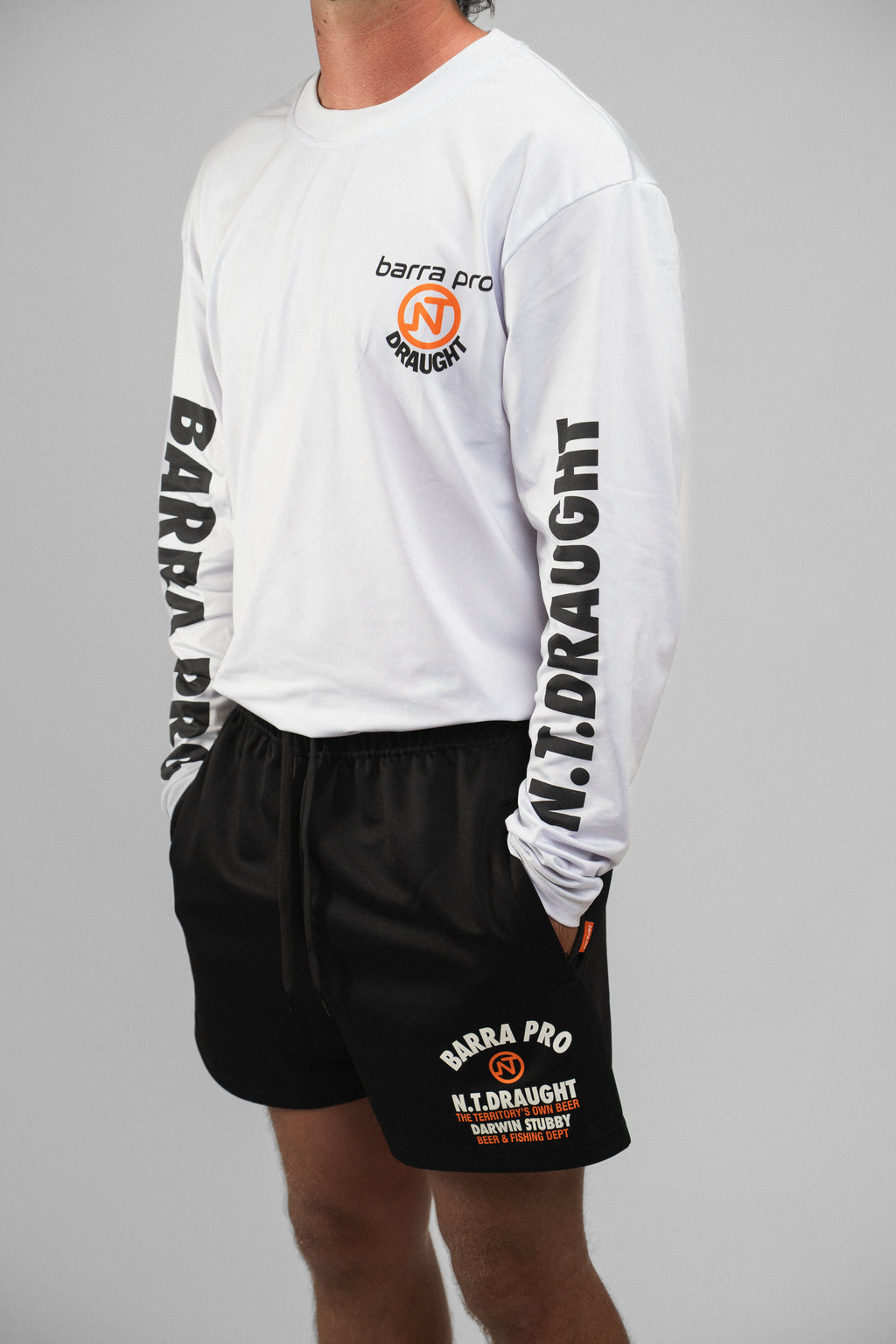 Shady Camp Rugby Shorts + Zips - Barra Pro X NT Draught