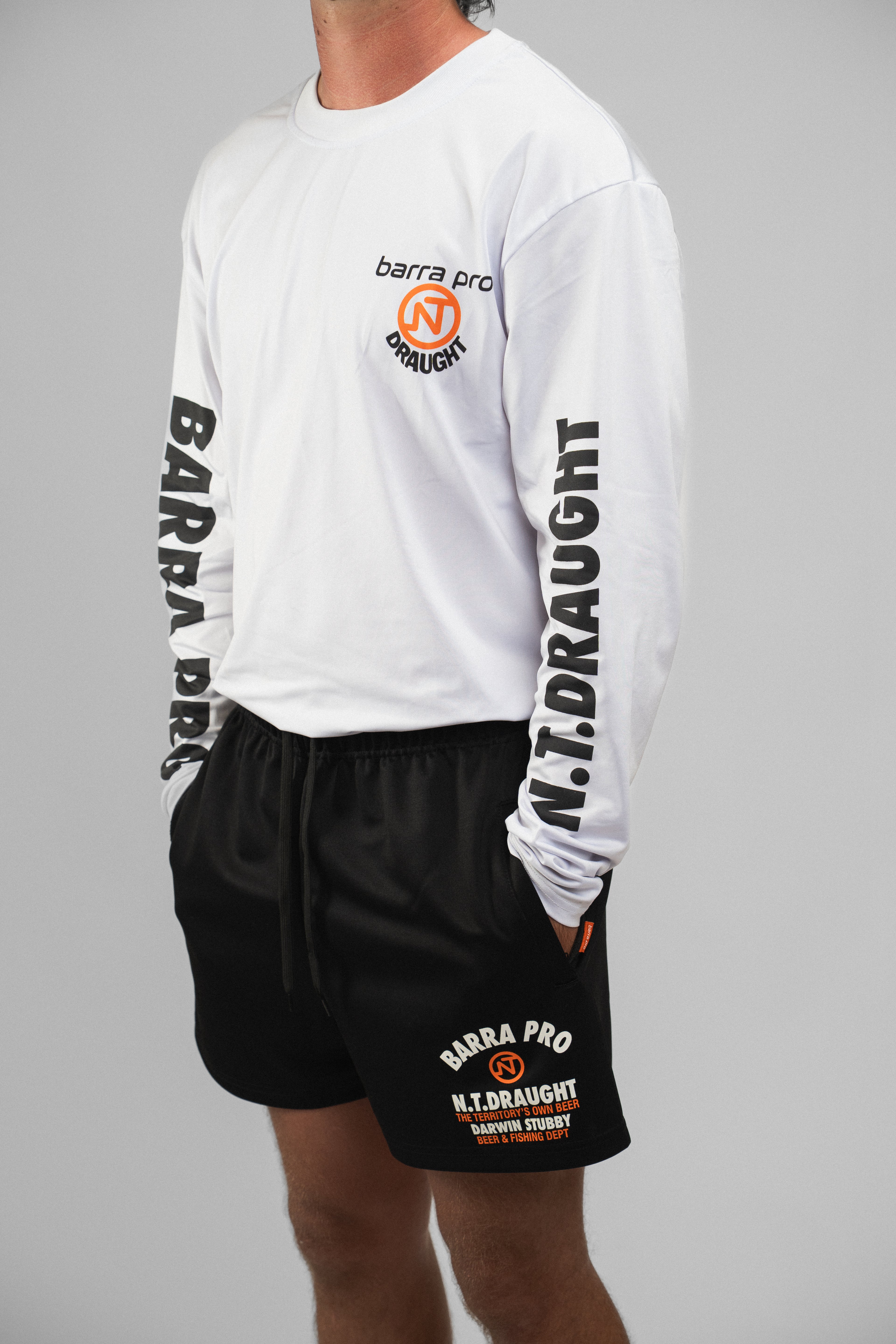 Shady Camp Rugby Shorts + Zips - Barra Pro X NT Draught