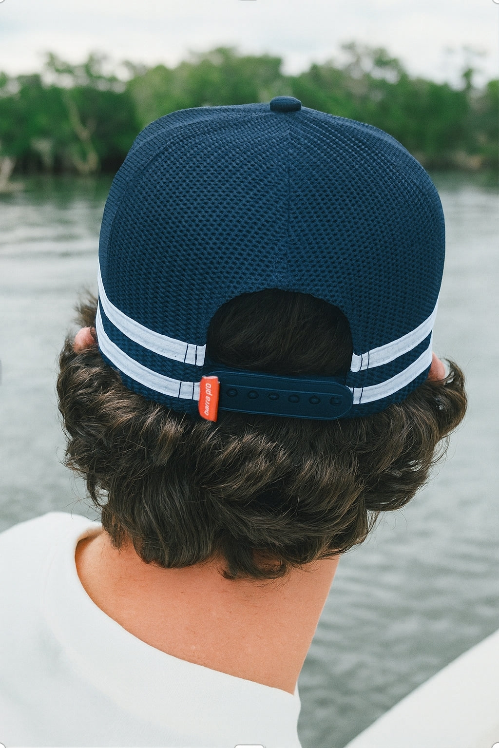 Fishing Club - Navy Blue Trucker