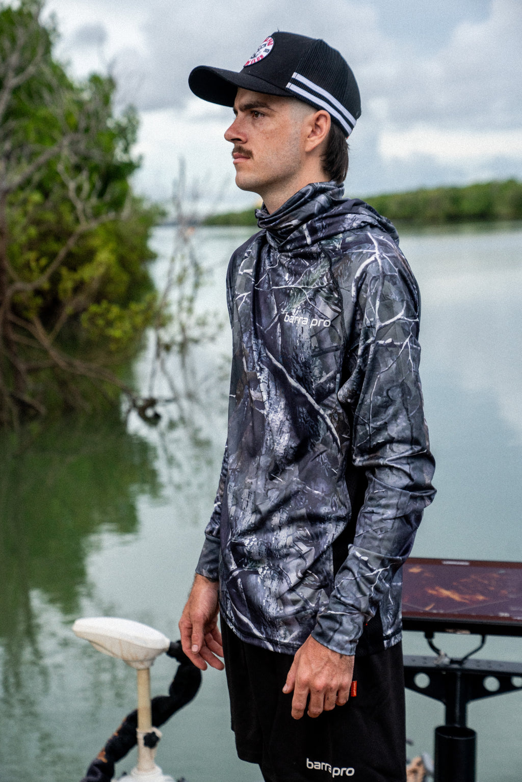 Fallen Oak Camo Hooded - Fishing Shirt