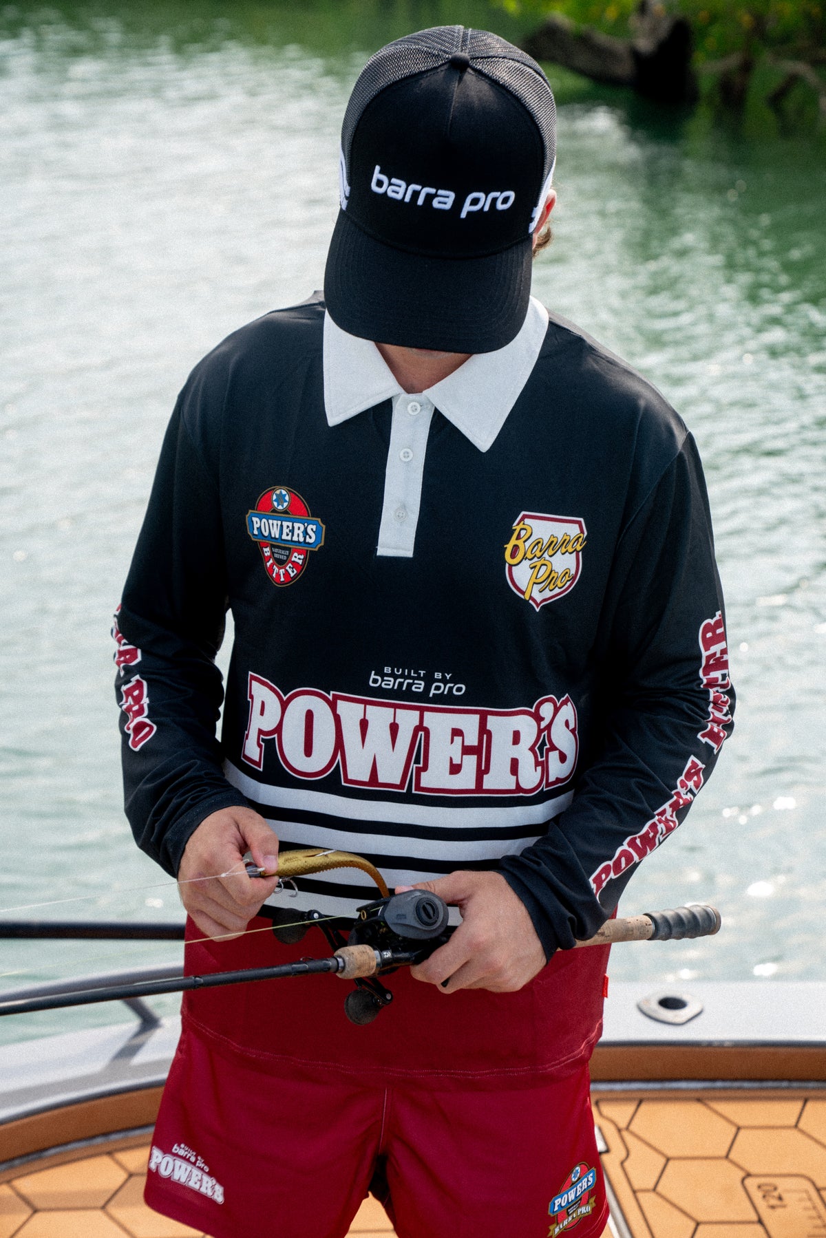 Lazo Pioneer fishing shirt – Barra Pro x Powers, black