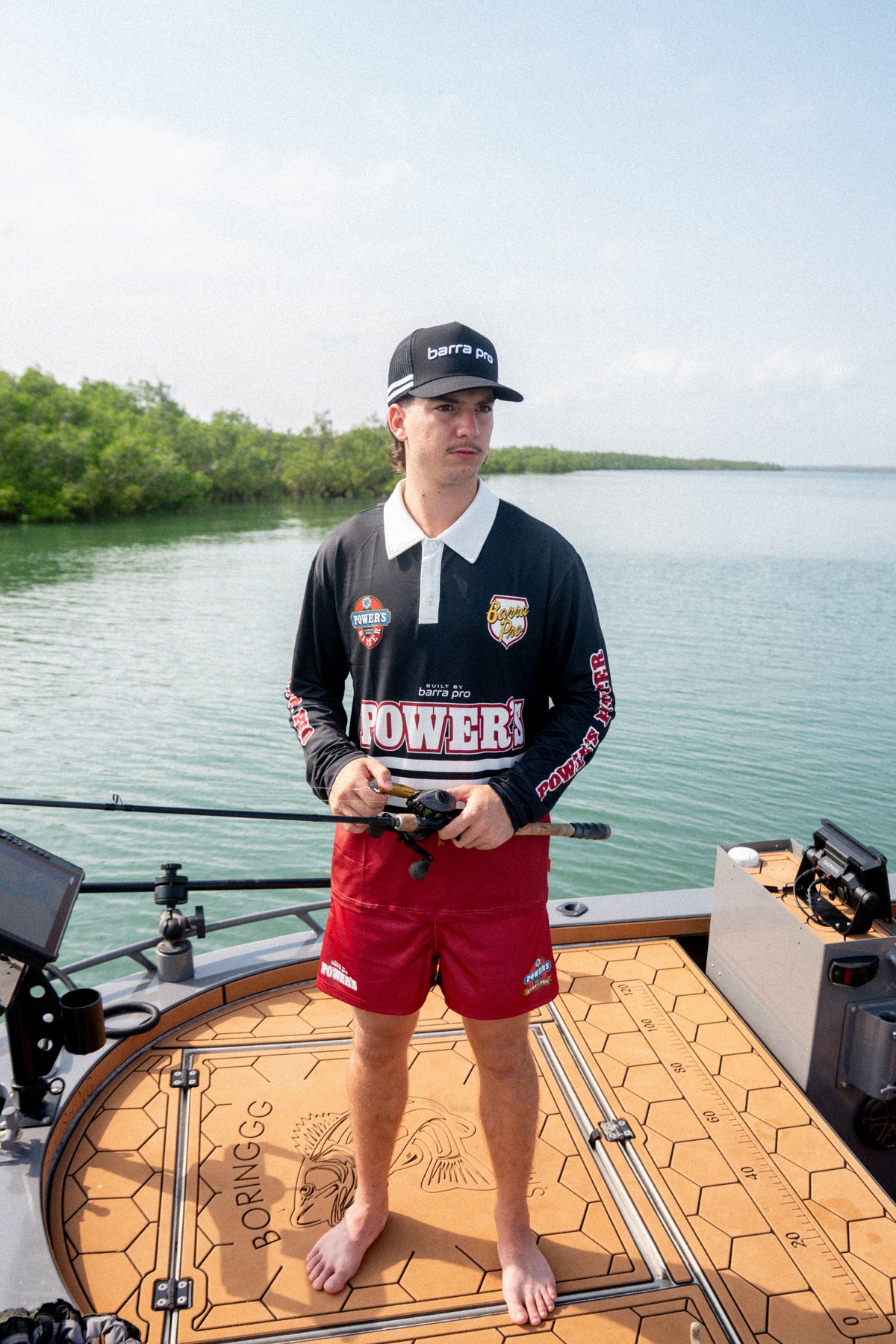 Lazo Pioneer fishing shirt – Barra Pro x Powers, black