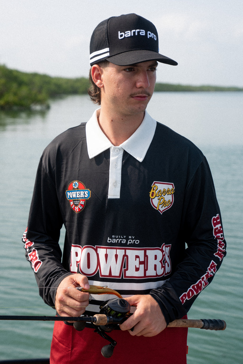 Lazo Pioneer fishing shirt – Barra Pro x Powers, black