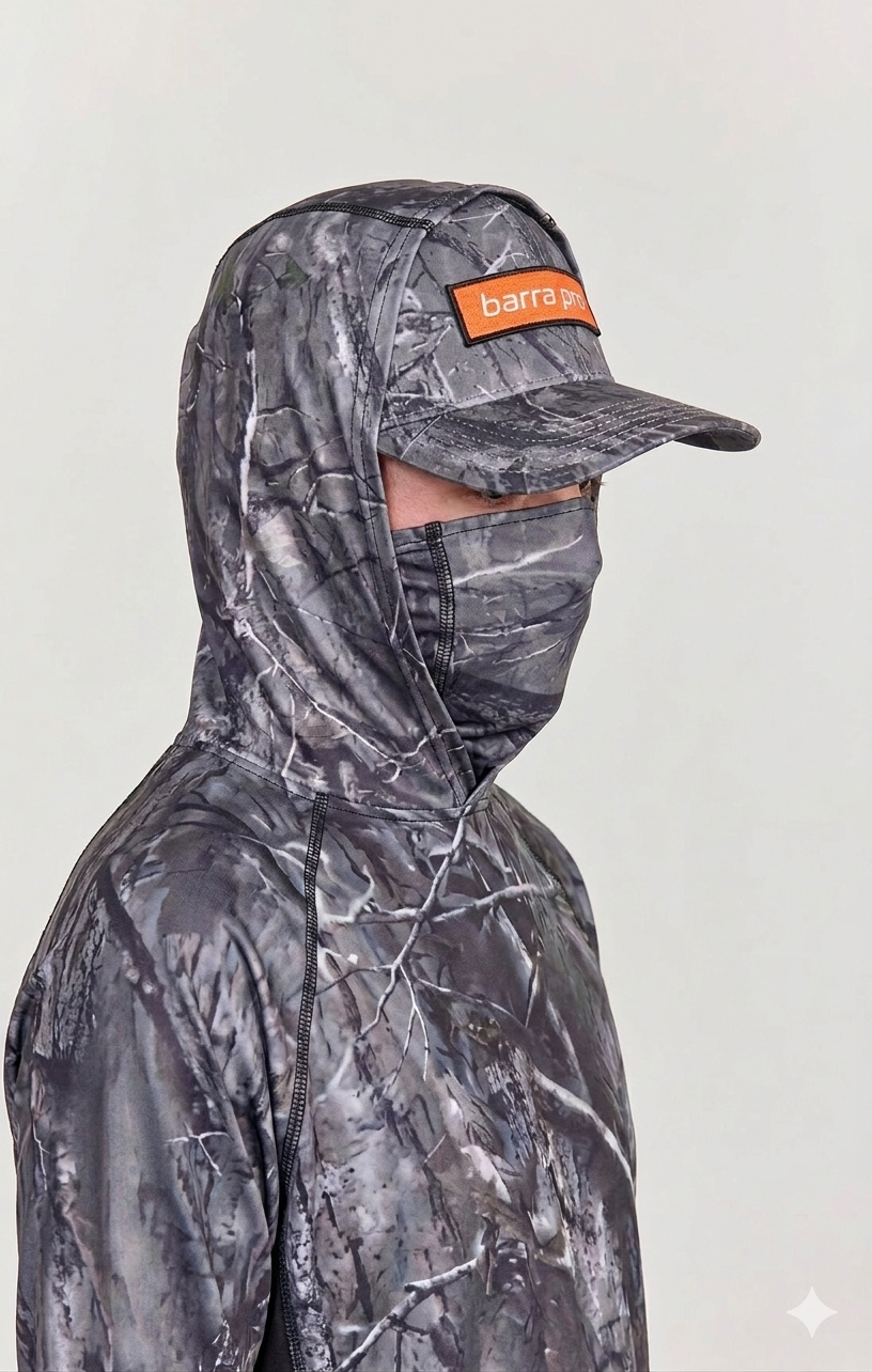 Fallen Oak Camo Hooded - Fishing Shirt