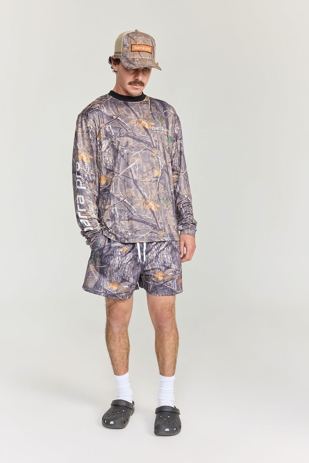Shadow Camo Crewneck - Fishing Shirt