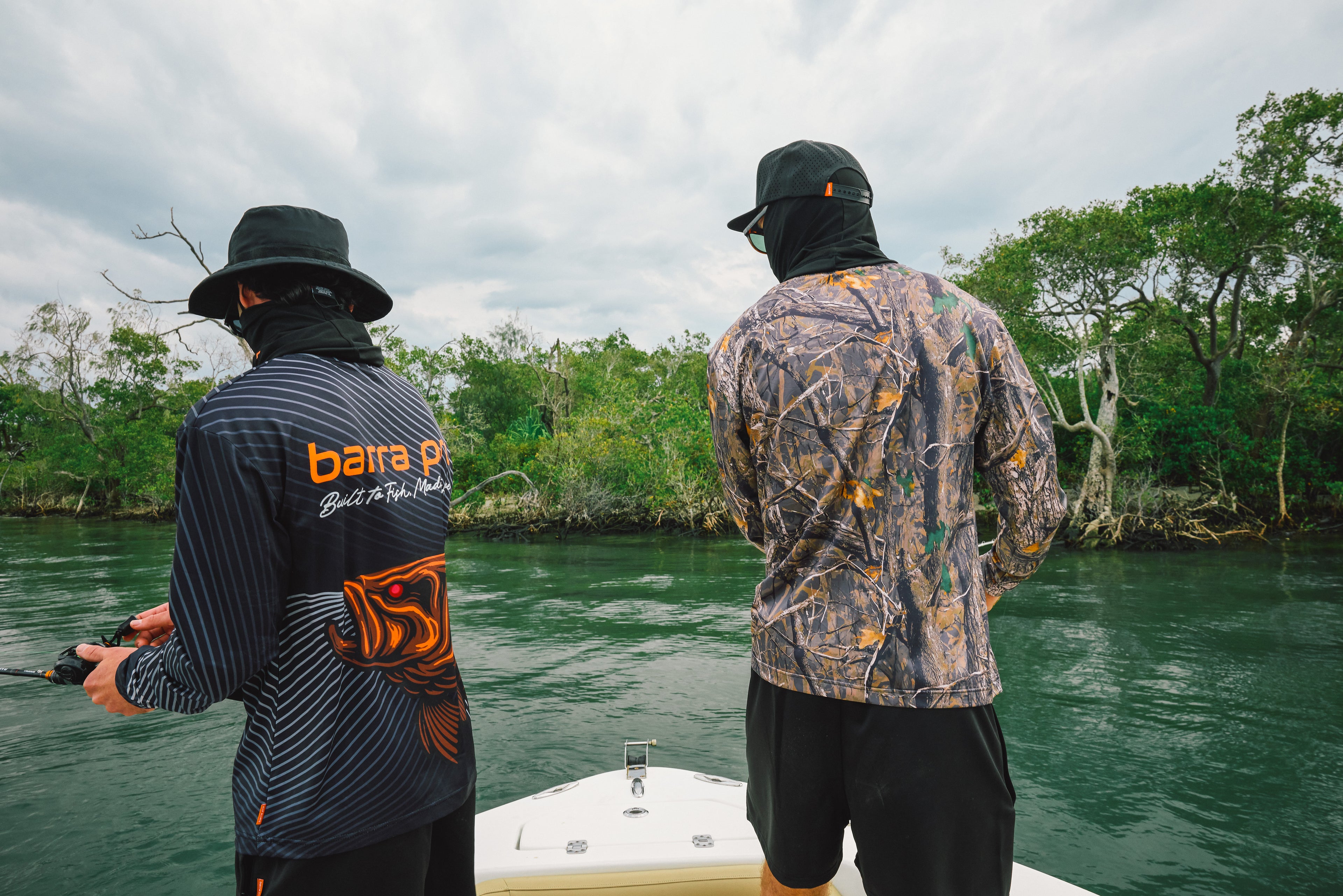 Shadow Camo Crewneck - Fishing Shirt
